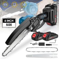 sierra de cadena inalambrica de 6 pulgadas sierra de poda electrica mini herramienta de corte de madera portatil compatible con bateria makita de 18v