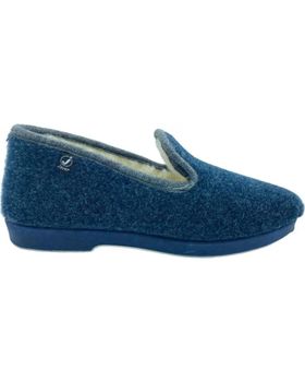 de JAVER ZAPATILLA CASA CERRADA LANA AZUL