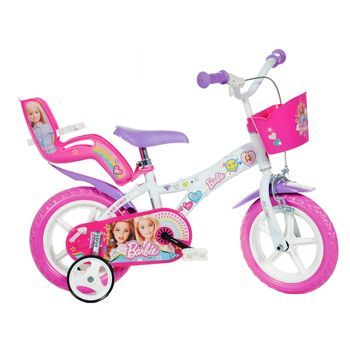Bicicleta Niños 12 Pulgadas Barbie Rosado 3 Años