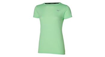 Maillot de manga corta mizuno impulse core green para mujer