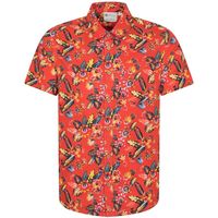 mountain warehouse camisa manga corta tropical para hombre