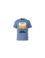 camiseta napapijiri s-rollin ss azul hombre