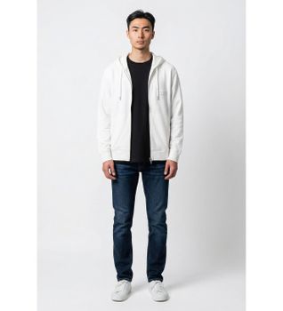 A|X Armani Exchange para hombre. XM002352AF21869U1074 Sudadera Lisa blanco roto (L), Casual, Algodón
