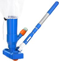 aspiradora portatil para piscinas de 40 pulgadas limpiador de chorro subacuatico para piscinas con cepillo