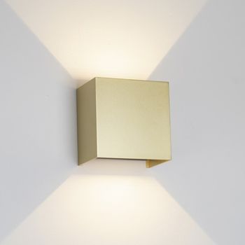 Aplique de exterior led davos xl dim 2700k (2x10w)