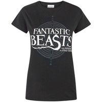 les animaux fantastiques camiseta ns4622 para mujer
