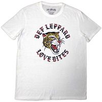 def leppard camiseta love bites para hombre
