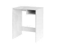 mesa escritorio lupyn con 1 hueco blanco