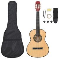 set de guitarra clasica para principiantes 8 pzas 34 36 vidaxl