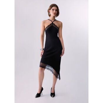 Liu Jo Vestidos Vestido midi de punto con encaje para mujer