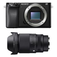 camara mirrorless sony alpha 6100 242mp 4k 16-300mm wifi bluetooth