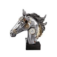 casablanca by gilde escultura figura decorativa caballo steampunk h 34 cm
