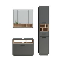 conjunto de mueble de bano beatrice 3 partes con unidad alta vicco