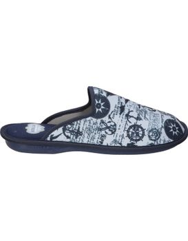 Zapatillas De Casa Para Hombre Cosdam 1404 Azul Marino 39