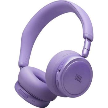 Auriculares JBL Live 780NC inalámbricos Bluetooth con Cancelación de Ruido, Micrófono y carga rápida, púrpura