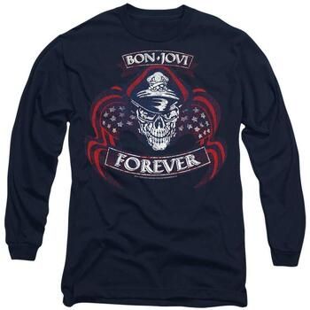 Bon Jovi Camiseta manga larga Forever para mujer