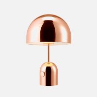 tom dixon bell table lamp led - copper