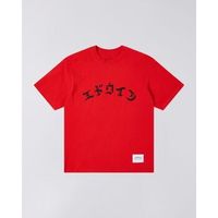 edwin camiseta i034162-3f867 fiery red para hombre