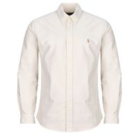 polo ralph lauren camisa manga larga chemise coupe droite en oxford para hombre