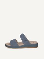 caprice mule blue made of leather without heel size 39