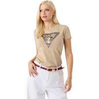 guess camiseta ss cn snake triangle w6yi31 k4350 para mujer
