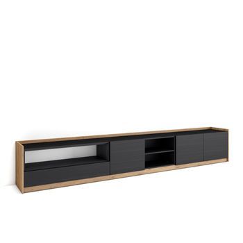 Mueble Tv, Televisión, Muebles De Salón, Almacenaje, 310x50x37 Cm, Para Tv Hasta 80