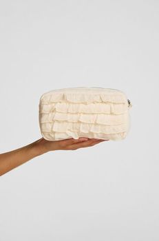 Hunkemöller Neceser de Maquillaje Ruffle Blanco