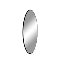 espejo redondo de metal o60cm - negro