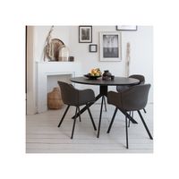 woood bruno round dining table