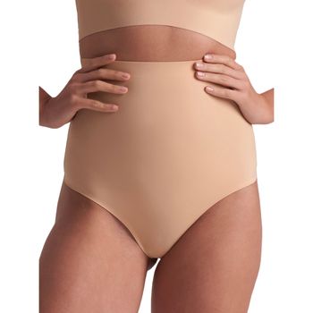 Bye Bra Reductores y moldeadores Tanga invisible de cintura ultra alta para mujer