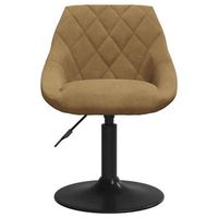 silla de comedor  silla de cocina de terciopelo marron