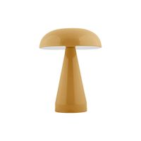 lampara de mesa led inalambrica recargable - ocre