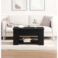 vidaxl mesa de cafe roble negro 79 x 49 x 41 cm madera de ingenieria