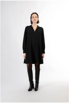 vestido tipo túnica black