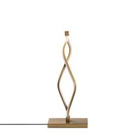 lampara de mesa zozo-13292 oro metal 20x48x12 cm