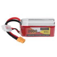 bateria lipo zop power 111v 2000mah 95c 3s con enchufe xt60 y conector t adapter para rc drone