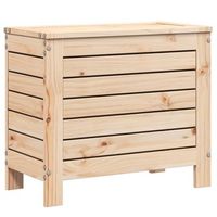 taburete de jardin  otomana de jardin  reposapies de jardin madera maciza de pino 62x315x52 cm
