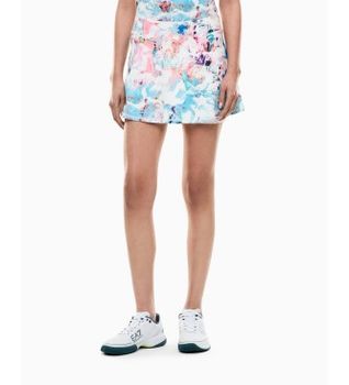 EA7 para mujer. 7W000892_AF14524 Falda Tennis Pro blanco (L), Deportivo, Tenis/Padel, Poliamida