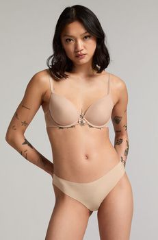 Hunkemöller Brasileña invisible Micro Beige