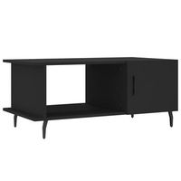 mesa de centromesa auxiliarmesa de cafe madera contrachapada negro 90x50x40 cm