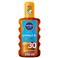 nivea sun protect  bronze tan activating sun oil spray spf30