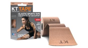Kt tape gentle tape precortado 5x25 cm  20 piezas  beige