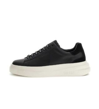 Guess para hombre. FMPVIBSUE12 Zapatillas Elba negro (43), Plano, Cordones, Casual