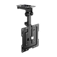 aisens ct43s-187 soporte de techo para monitortv hasta 20kg de 19-43 negro