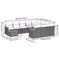 conjunto de ocio para el jardin incluye cojines set de 11 piezas