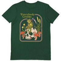 steven rhodes camiseta everybody croaks para mujer