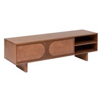 mueble tv nanda marron 2 puertas 147x455x40cm