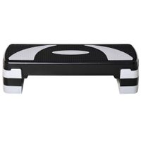 homcom step de aerobic fitness con altura ajustable 3 niveles para ejercicio de gimnasia y carga hasta 150kg   aosom espana