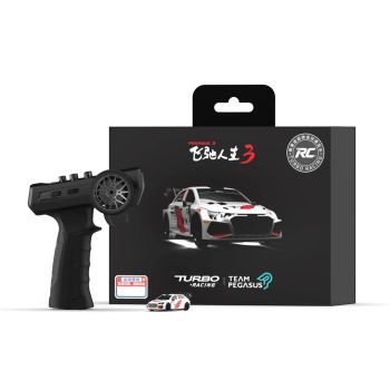 Turbo Racing para Pegasus 3 C78 2026 Edición licenciada oficial co-marca RTR 1/76 2.4G RWD Mini Rally coche RC con LED l