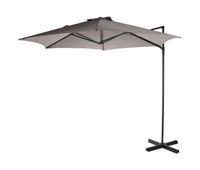 well home - sombrilla colgante push up con base de acero cruzado